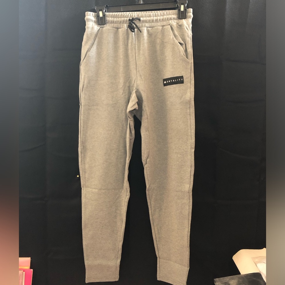 Men’s small mentality grey jogger sweats